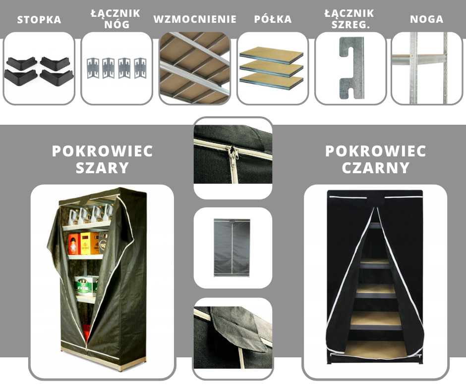 regały metalowe tanio